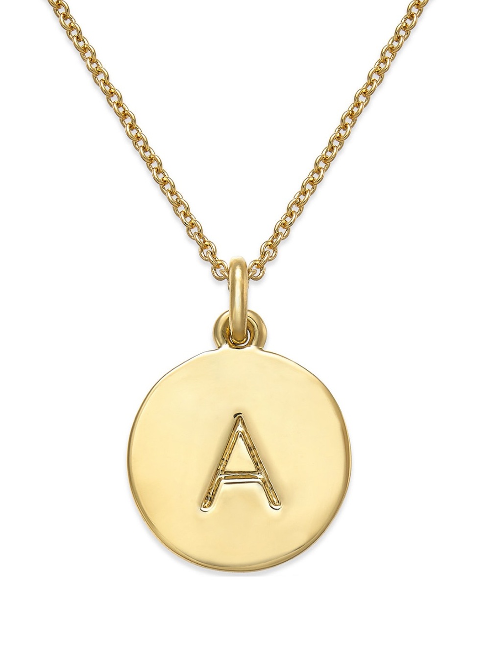 NWT $58 kate spade New York Initial Pendant Necklace - A